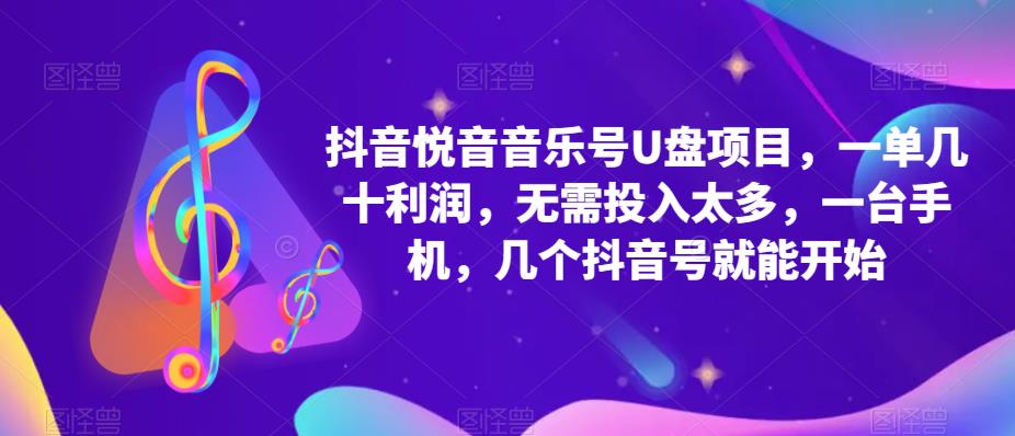 抖音音乐号U盘项目 一单几十利润 无需投入太多 一台手机 几个抖音号就开始-颜夕资源网-第17张图片