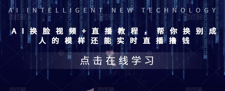 AI换脸视频+直播教程 帮你换成别人的模样还能实时直播撸钱 (教程+配套资料)-颜夕资源网-第17张图片