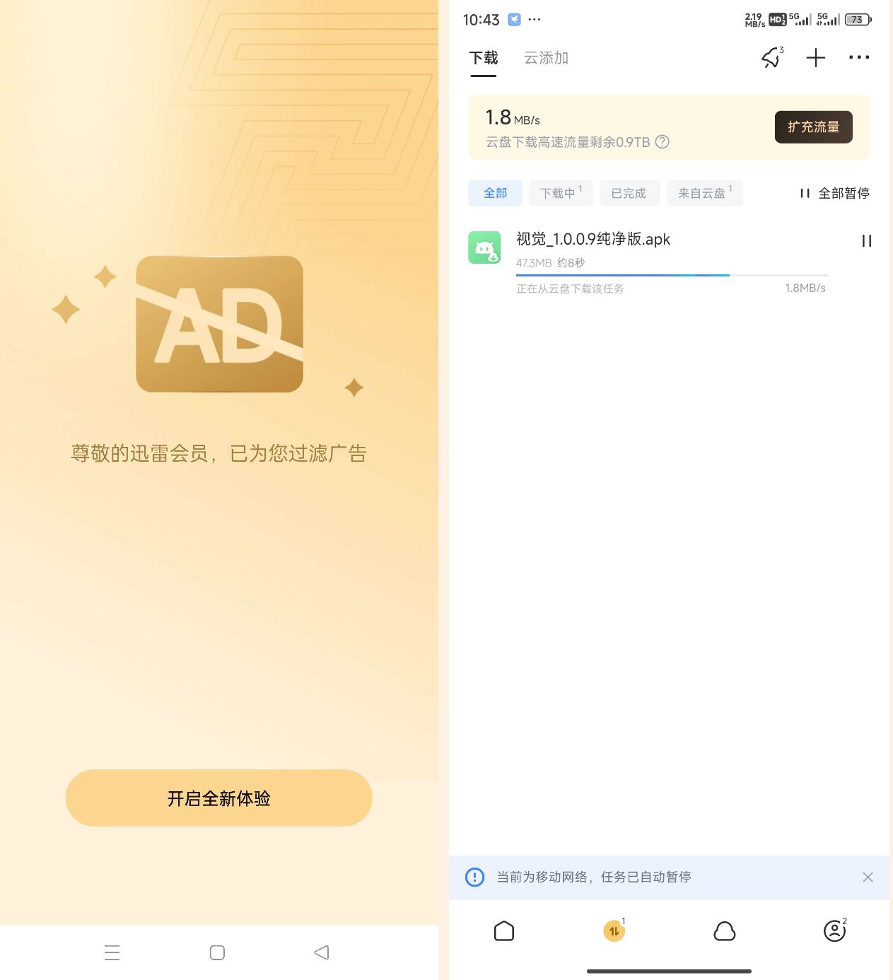 最新迅雷解锁年费会员，免除广告之扰，下载速度飞起-颜夕资源网-第18张图片