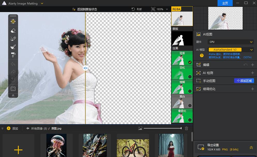 一键AI抠图更换背景Digiarty.AIArty.Image.Matting.v2.0-颜夕资源网-第19张图片