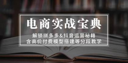 电商实战宝典：解锁拼多多&抖音运营秘籍，含高价付费模型搭建等分段教学-颜夕资源网-第19张图片
