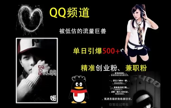 QQ频道：被低估的流量巨兽，单日引500+精准创业F、J职粉的引流秘籍-颜夕资源网-第19张图片
