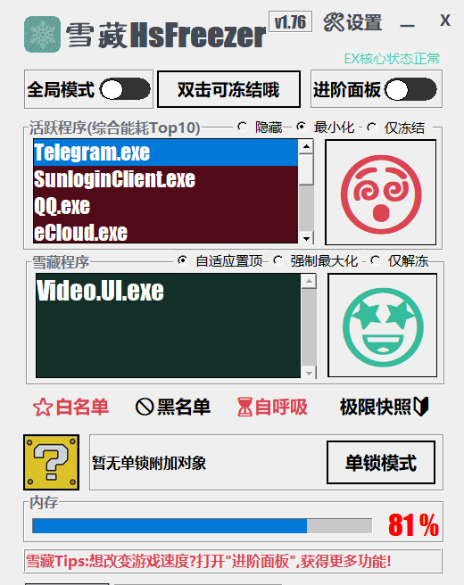 游戏冻结软件 | 雪藏 HsFreezer（2.10）-颜夕资源网-第19张图片