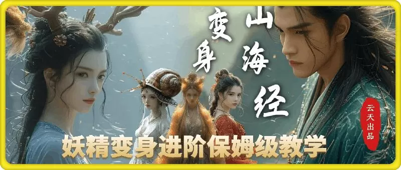 云天AI山海经变身视频教程，妖精变身进阶保姆级教学-颜夕资源网-第19张图片