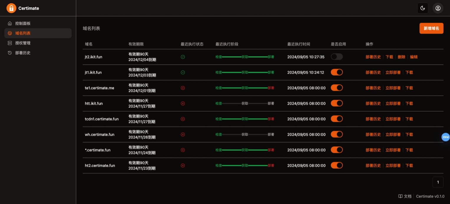 SSL证书管理系统工具网站源码，自动申请、部署SSL证书，并在证书即将过期时自动续期-颜夕资源网-第19张图片