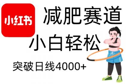 小红书减肥赛道，简单零成本，无需剪辑，不用动脑，小白轻松日利润4000+-颜夕资源网-第19张图片