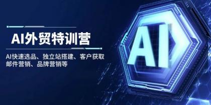 AI外贸特训营：AI快速选品、独立站搭建、客户获取、邮件营销、品牌营销等-颜夕资源网-第19张图片