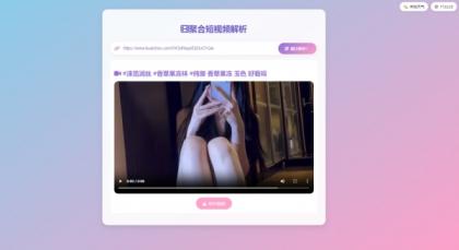 二次元聚合短视频解析去水印系统源码-颜夕资源网-第19张图片