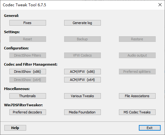 K-Lite Codec Tweak Tool(音频解码器优化) v6.7.5 绿色版-颜夕资源网-第19张图片