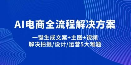 AI电商全流程解决方案,一键生成文案+主图+视频,解决拍摄/设计/运营5大难题-颜夕资源网-第19张图片