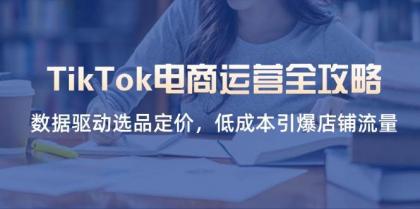 TikTok电商运营全攻略，数据驱动选品定价，低成本引爆店铺流量-颜夕资源网-第19张图片
