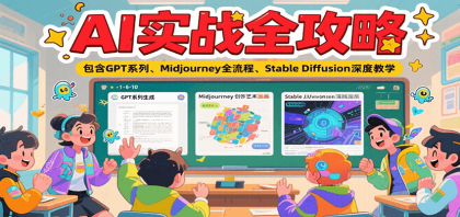 AI实战全攻略，包含GPT系列、Midjourney全流程、Stable Diffusion深度教学-颜夕资源网-第19张图片