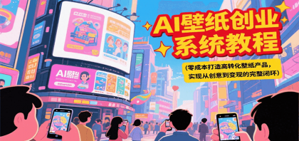 AI壁纸创业系统教程，零成本打造高转化壁纸产品，实现从创意到变现的完整闭环-颜夕资源网-第20张图片