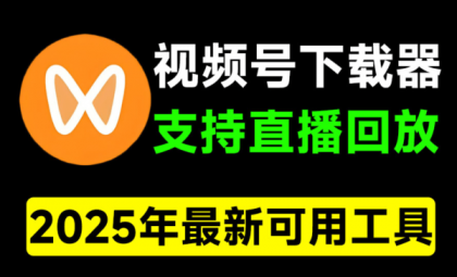 视频号下载器！支持直播回放下载，使用超简单，一键下载为MP4格式-颜夕资源网-第19张图片