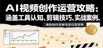 AI视频创作运营攻略：涵盖工具认知、剪辑技巧、实战案例、高效创作及账号定位变现等-颜夕资源网-第19张图片