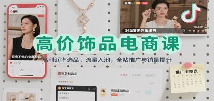 高价饰品电商课:高利润率选品,流量入池,全站推广与销量提升-颜夕资源网-第20张图片 高价饰品电商课:高利润率选品,流量入池,全站推广与销量提升